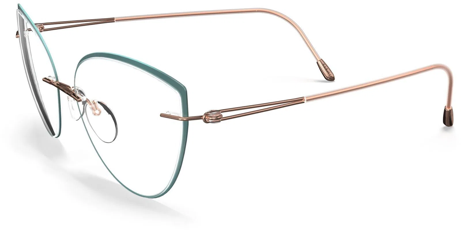 Silhouette Lite Spirit Demo Rimless 5566 Eyeglasses - view 26